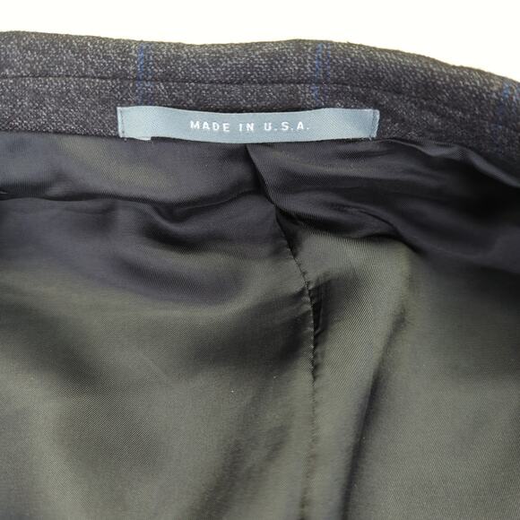 Hickey Freeman Madison Blazer Jacket 2 Button 100% Worsted Wool Sport Coat 42R - Picture 9 of 10